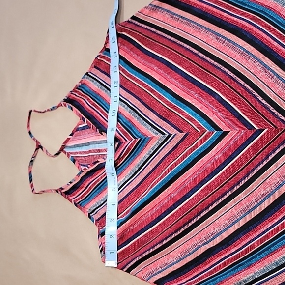 SHEIN Size M (6) Chevron Print Racerback Cami Dress, Excellent Used Condition - Picture 5 of 13